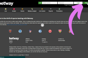 Go to the Betway Website