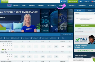 Find the 1xBet Website 