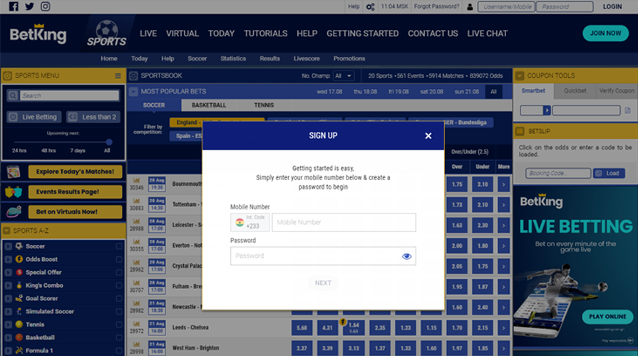 How Do You Register on BetKing in Kenya