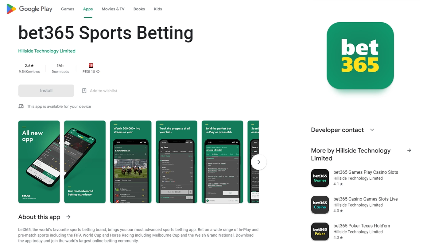How to Download the bet365 App