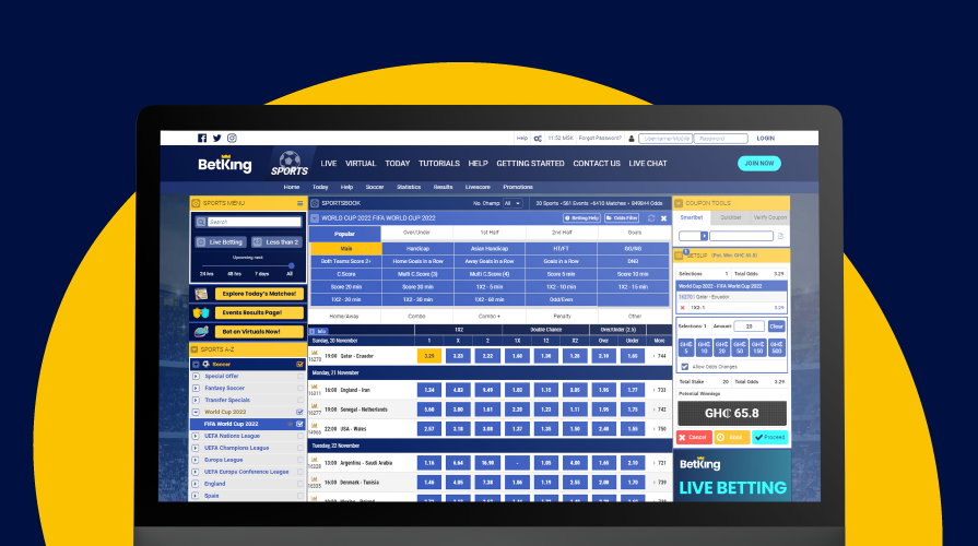How to Place Bets on BetKing