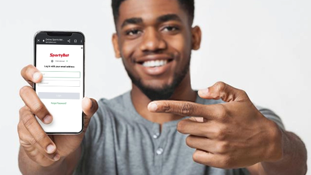 Logging Into SportyBet on Mobile App