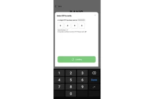 Bangbet Registration via Mobile App step 3